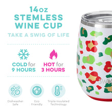 Load image into Gallery viewer, Jingle Jungle Stemless Wine Cup