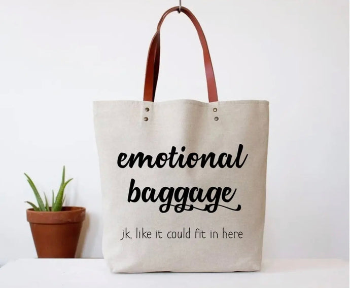 Emotional Baggage Canvas Tote