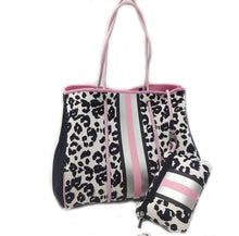 Load image into Gallery viewer, Pink Ice Leopard Neoprene Bag