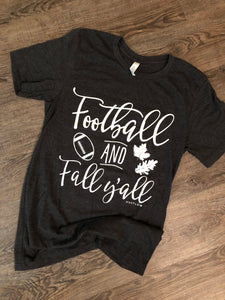 Football and Fall Y'all Tee