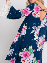 Load image into Gallery viewer, Bell Sleeve Floral Dress