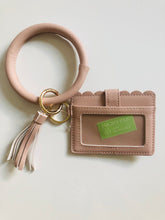 Load image into Gallery viewer, ID Wallet Wristlet Keyring