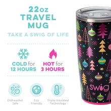 Load image into Gallery viewer, Merry and Bright Travel Mug 22 oz