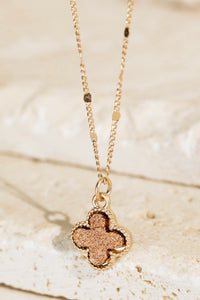 Rose Gold Clover Necklace