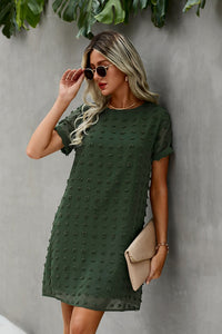 Green Dotty Dress