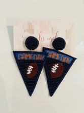 Load image into Gallery viewer, Game Day Pennant Bead Earrings