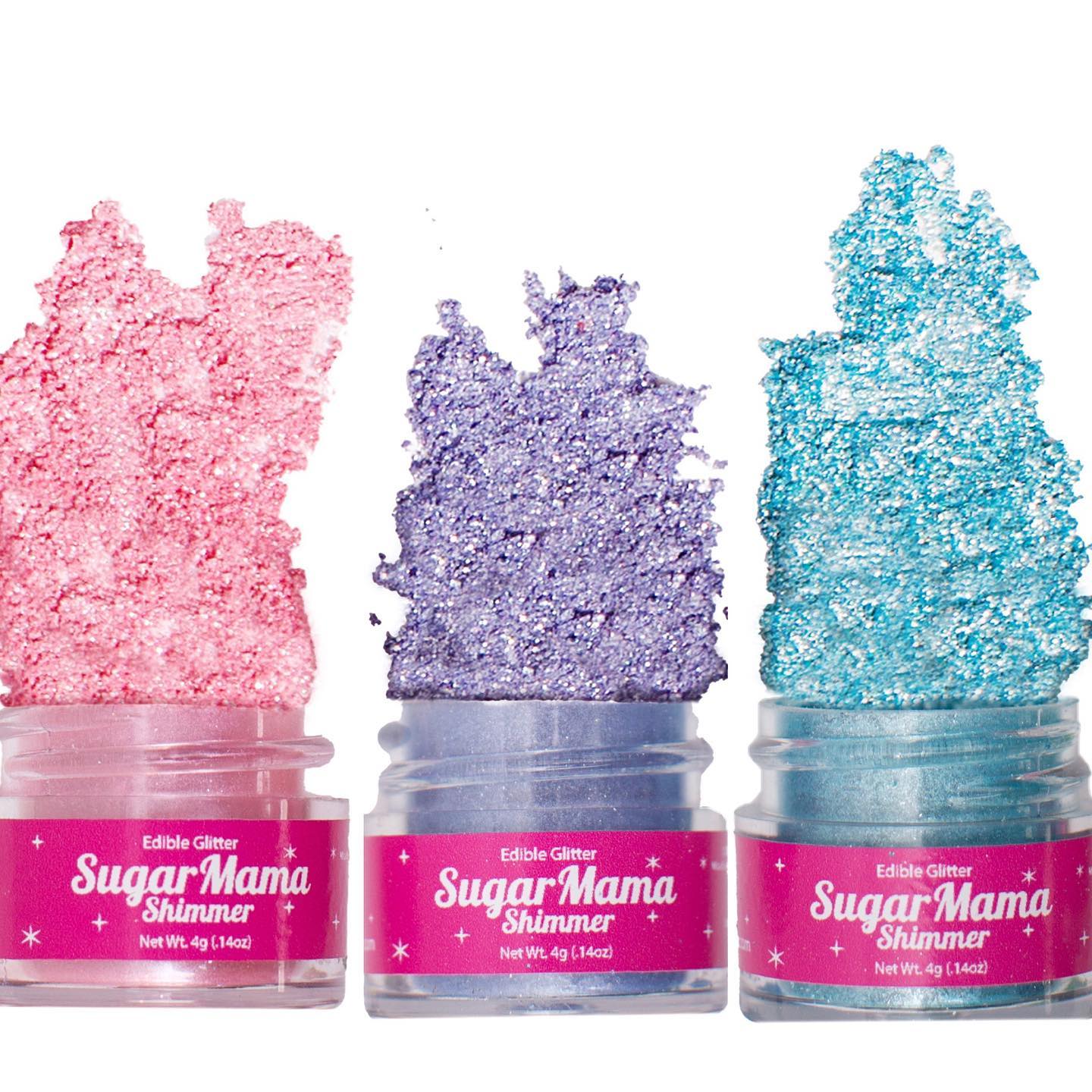 Sugar Mama Shimmer, Edible Glitter for Drinks & Food